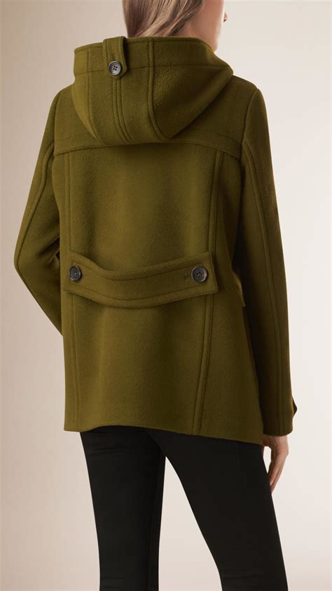 burberry wool coat with hood